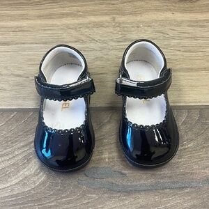 Angel Black Patent Leather Shoes